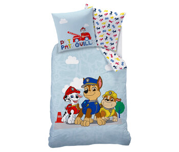 PAW Patrol Bettbezug Patboy 140 x 200 + 63 x 63 cm Baumwolle