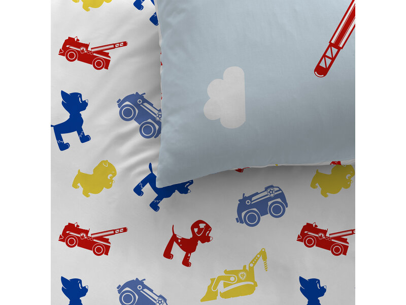 PAW Patrol Bettbezug Patboy - 140 x 200 + 63 x 63 cm - Baumwolle