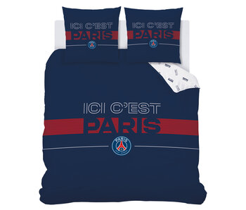 Paris Saint Germain Bettbezug Devise 240 x 220 + 2 x 63 x 63 cm Baumwolle
