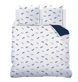Paris Saint Germain Housse de couette Devise - 240 x 220 + 2 x 63 x 63 cm - Coton