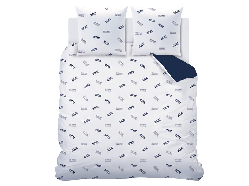 Paris Saint Germain Housse de couette Devise - 240 x 220 + 2 x 63 x 63 cm - Coton