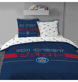 Paris Saint Germain Housse de couette Devise - 240 x 220 + 2 x 63 x 63 cm - Coton