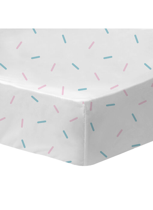 Disney Lilo & Stitch Fitted sheet Stripes 90 x 190 / 200 cm Cotton