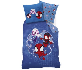 Spider-Man Dekbedovertrek Spidey Little 140 x 200 + 63 x 63 cm Katoen