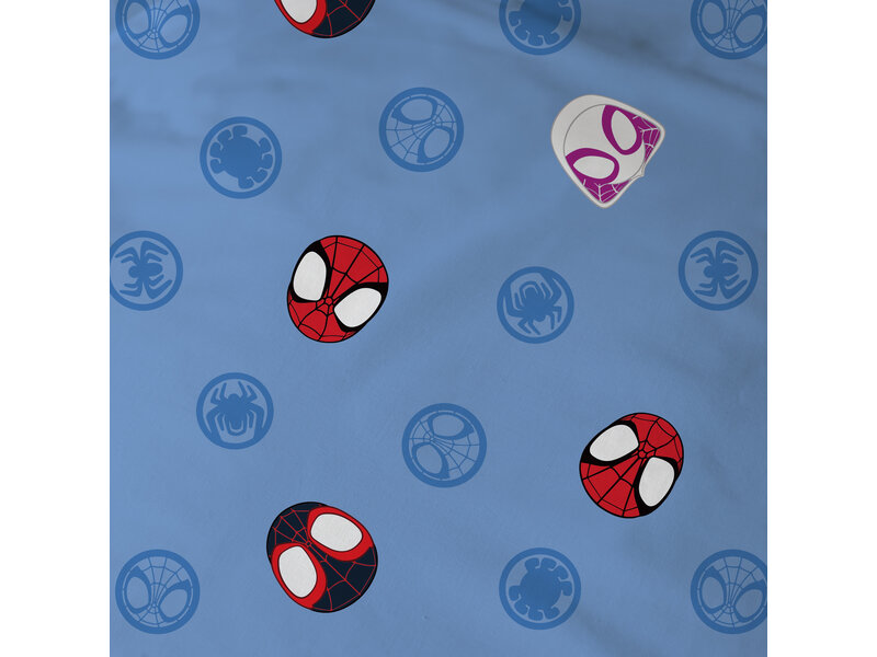 Spider-Man Housse de couette Spidey Little - 140 x 200 + 63 x 63 cm - Coton