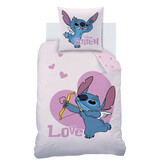 Disney Lilo & Stitch Duvet cover Cupidon - 140 x 200 + 63 x 63 cm - Cotton