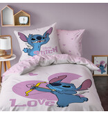Disney Lilo & Stitch Duvet cover Cupidon - 140 x 200 + 63 x 63 cm - Cotton