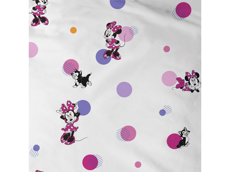 Disney Minnie Mouse Housse de couette Jolie - 140 x 200 + 63 x 63 cm - Coton