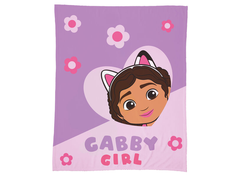 Gabby's poppenhuis Fleeceplaid Magique Coeur - 125 x 150 cm - Polyester