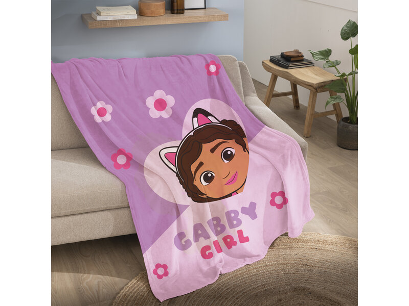 Gabby's poppenhuis Fleece-Plaid Magique Coeur – 125 x 150 cm – Polyester