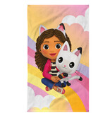 Gabby's poppenhuis Serviette de plage Magique Rainbow - 70 x 120 cm - Coton