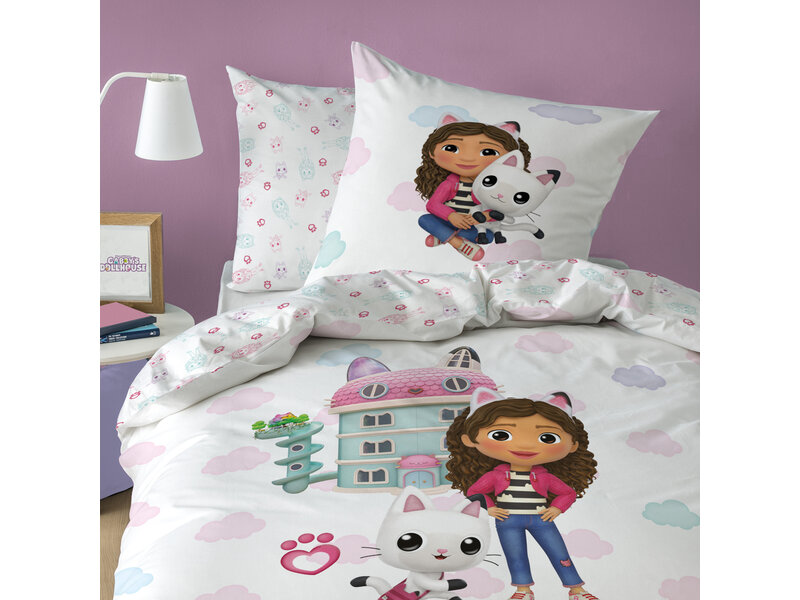 Gabby's poppenhuis Duvet cover Magique World - 140 x 200 + 63 x 63 cm - Cotton