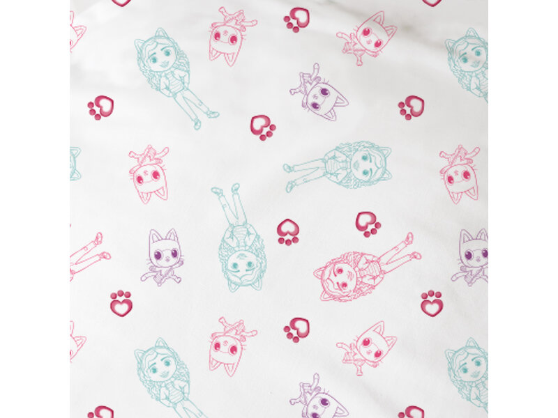 Gabby's poppenhuis Duvet cover Magique World - 140 x 200 + 63 x 63 cm - Cotton