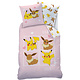 Housse de couette Evoli 140 x 200 + 63 x 63 cm Coton