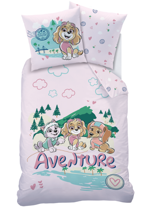 PAW Patrol Dekbedovertrek Voyage 140 x 200 + 63 x 63 cm Katoen
