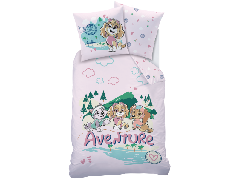 PAW Patrol Dekbedovertrek Voyage - 140 x 200 + 63 x 63 cm - Katoen