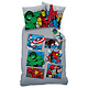 Housse de couette Comics 140 x 200 + 63 x 63 cm Coton