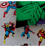 Marvel Avengers Housse de couette Comics - 140 x 200 + 63 x 63 cm - Coton