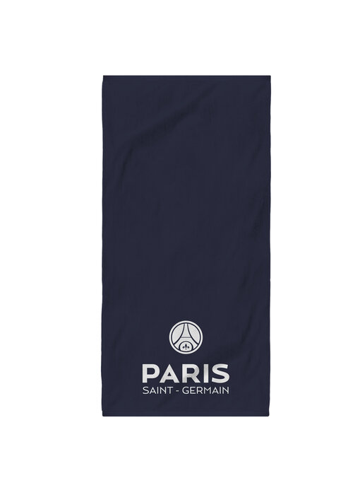 Paris Saint Germain Serviette de bain Blanche 75 x 150 cm Coton