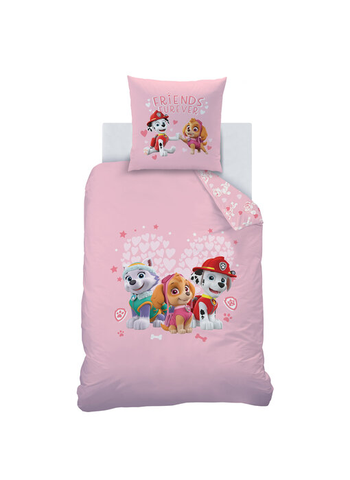 PAW Patrol Housse de couette Friends Furever 140 x 200 + 63 x 63 cm Coton