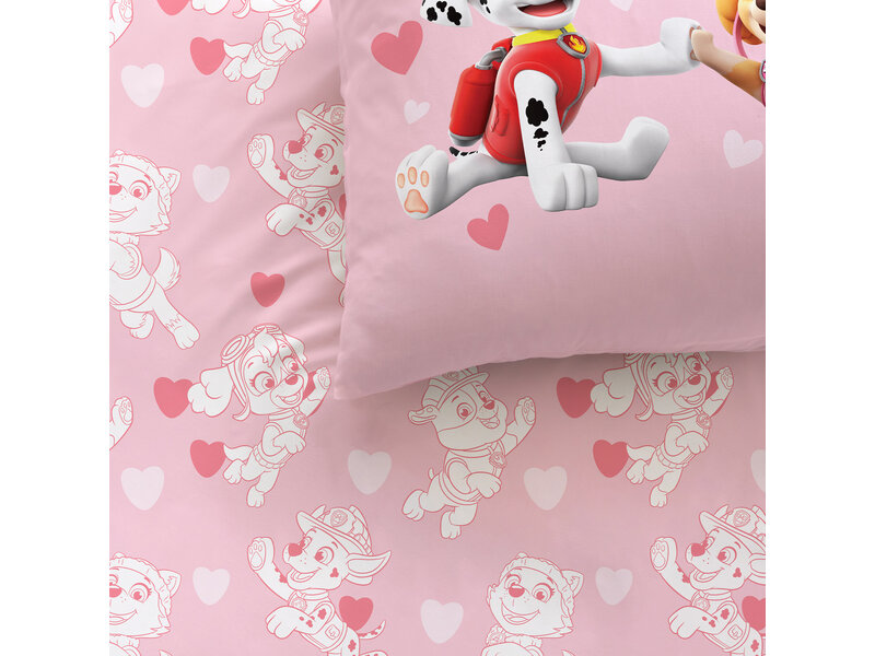 PAW Patrol Duvet cover Friends Furever - 140 x 200 + 63 x 63 cm - Cotton