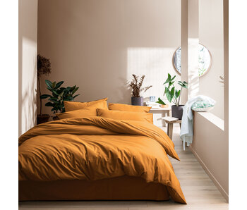 Matt & Rose Housse de couette Caramel 240 x 220 + 65 x 65 Coton lavé