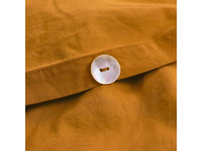 Matt & Rose Housse de couette Caramel - 240 x 220 + 2x 65 x 65 cm - Coton lavé