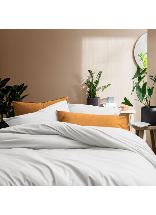 Matt & Rose Housse de couette Blanche 240 x 220 + 65 x 65 Coton lavé