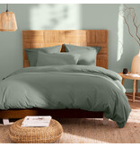 Matt & Rose Duvet cover Moss green - 260 x 240 + 2x 65 x 65 cm - Washed cotton