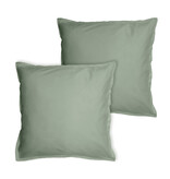 Matt & Rose Duvet cover Moss green - 260 x 240 + 2x 65 x 65 cm - Washed cotton
