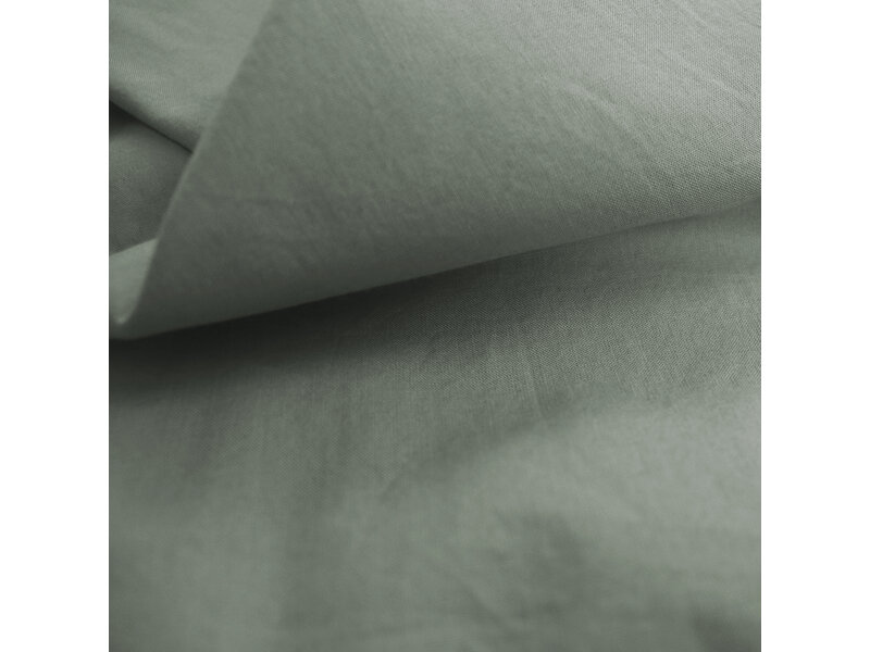 Matt & Rose Duvet cover Moss green - 260 x 240 + 2x 65 x 65 cm - Washed cotton