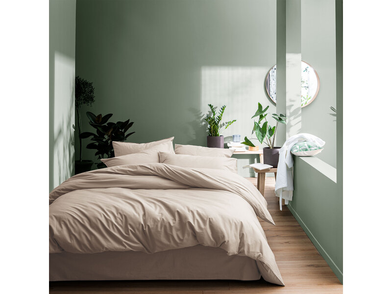 Matt & Rose Bettbezug Natural - 260 x 240 + 2x 65 x 65 cm - Gewaschene Baumwolle