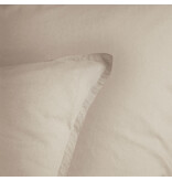 Matt & Rose Bettbezug Natural - 260 x 240 + 2x 65 x 65 cm - Gewaschene Baumwolle