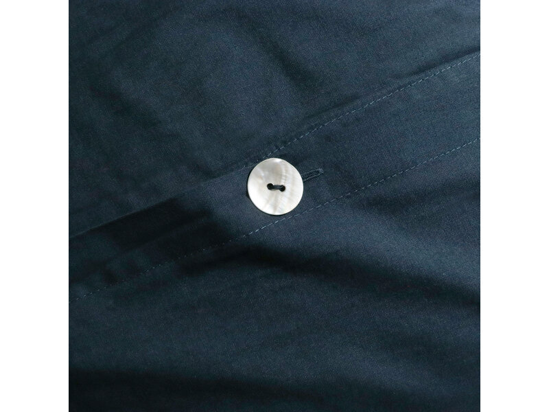 Matt & Rose Duvet cover Dark blue - 260 x 240 + 2x 65 x 65 cm - Washed cotton