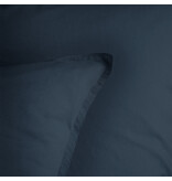 Matt & Rose Housse de couette Bleu foncé - 260 x 240 + 2x 65 x 65 cm - Coton lavé