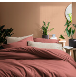 Matt & Rose Dekbedovertrek Terracotta - 240 x 220 + 2x 65 x 65 cm - Gewassen katoen
