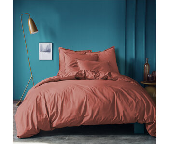 Matt & Rose Housse de couette Terracotta 260 x 240 + 65 x 65 Coton lavé