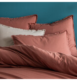 Matt & Rose Bettbezug Terrakotta - 260 x 240 + 2x 65 x 65 cm - Gewaschene Baumwolle