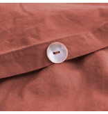 Matt & Rose Duvet cover Terracotta - 260 x 240 + 2x 65 x 65 cm - Washed Cotton