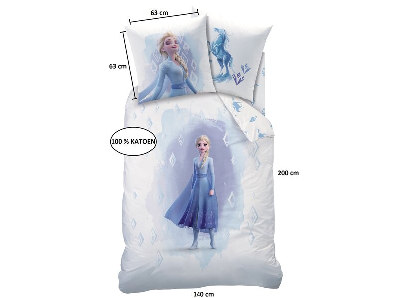 Disney Frozen Duvet cover Element - 140 x 200 + 63 x 63 cm - Cotton