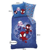 Spider-Man Bettbezug Spidey Little - 140 x 200 + 63 x 63 cm - Baumwolle