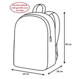 Peppa Pig Kleinkinderrucksack, Blumen – 29 x 23 x 10 cm – Polyester