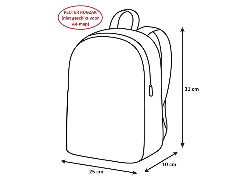 Sonic Kleinkinderrucksack I'm outta here 3D – 31 x 25 x 10 cm – Polyester