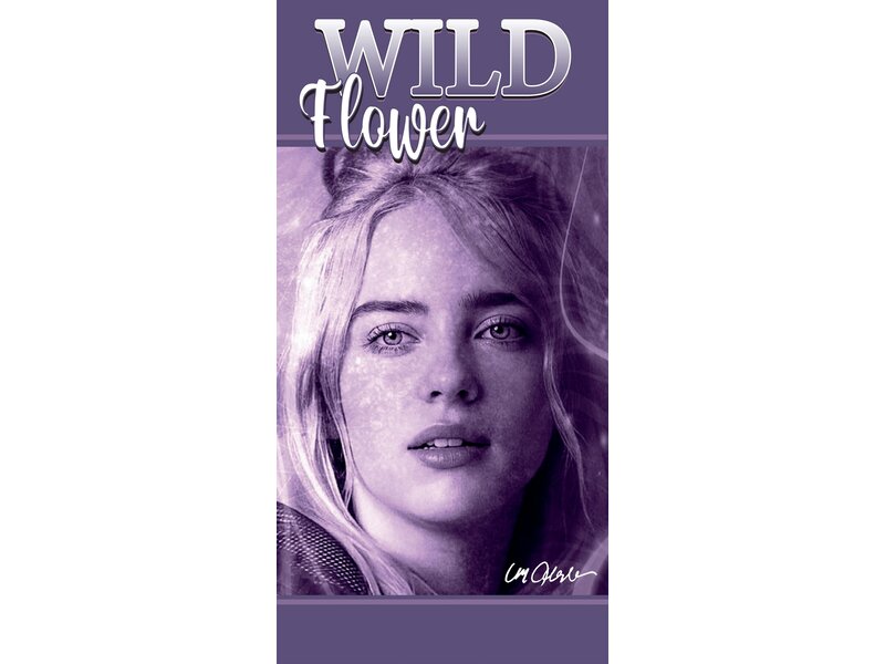 Billie Eilish Beach towel Wild Flower - 70 x 140 cm - Cotton