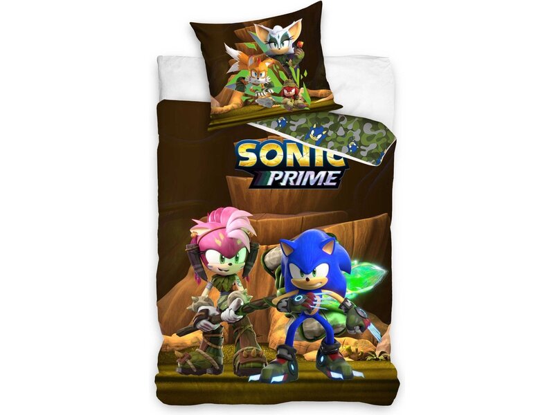 Sonic Dekbedovertrek Amy Rose - 140 x 200 + 60 x 70 cm - Katoen