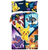Pokémon Housse de couette Energy - 140 x 200 cm + 70 x 90 cm - Coton