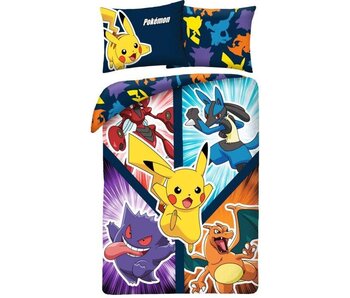 Pokémon Housse de couette Energy 140 x 200 cm + 70 x 90 cm Coton