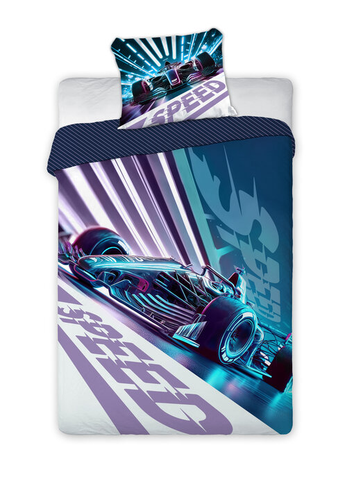 Faro Duvet cover Race Car 140 x 200 + 70 x 90 Cotton