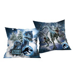Jurassic World Coussin décoratif Attention - 40 x 40 cm - Polyester
