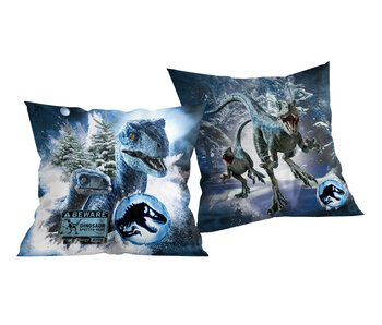 Jurassic World Decorative cushion Beware 40 x 40 cm Polyester